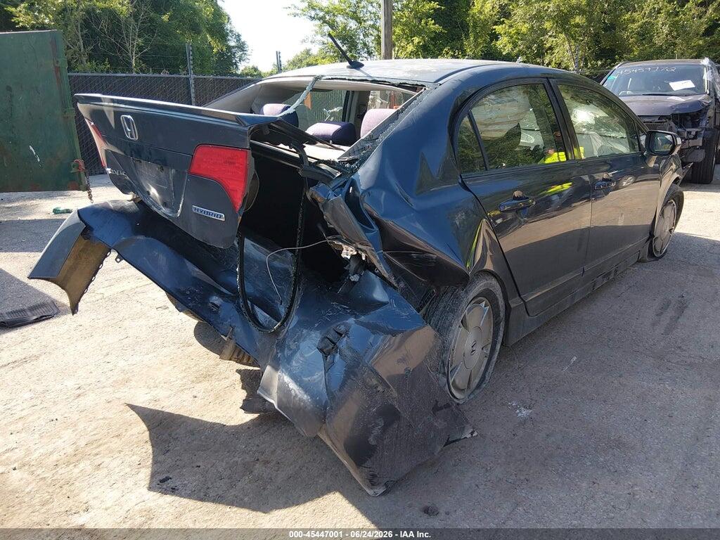 JHMFA36248S027895 2008 HONDA CIVIC HYBRID photo no. 4