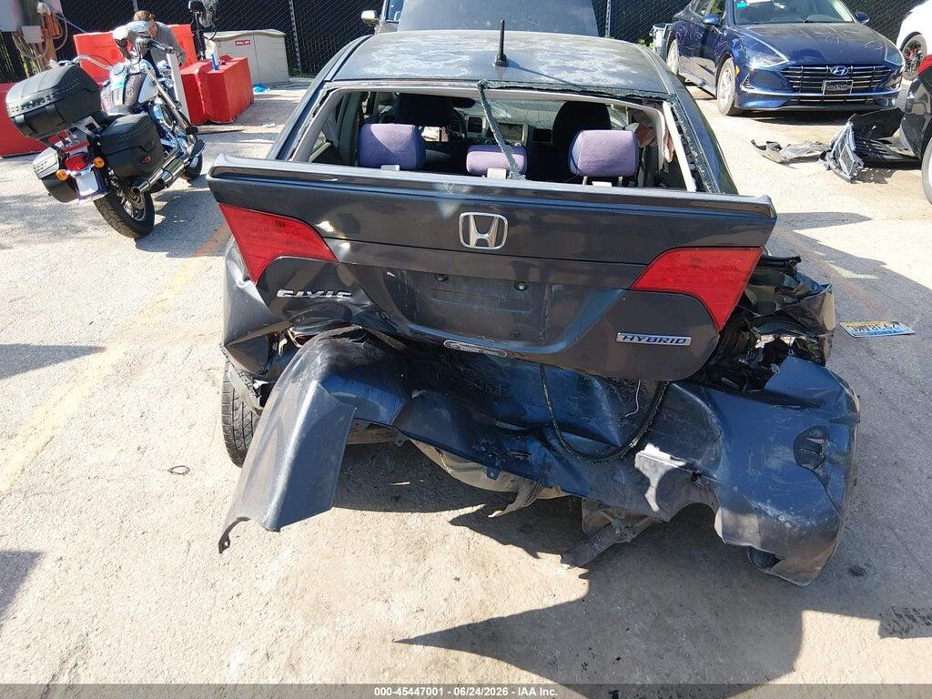 JHMFA36248S027895 2008 HONDA CIVIC HYBRID photo no. 6
