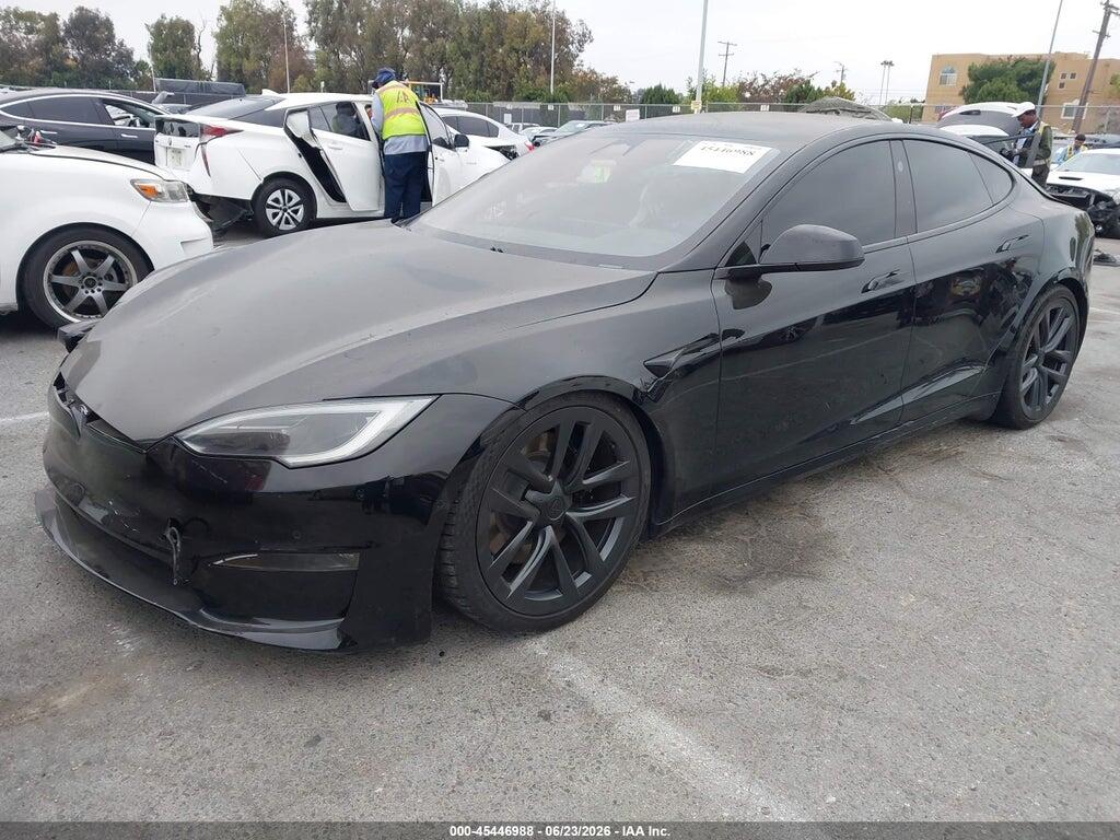 5YJSA1E51NF493115 2022 TESLA MODEL S photo no. 2