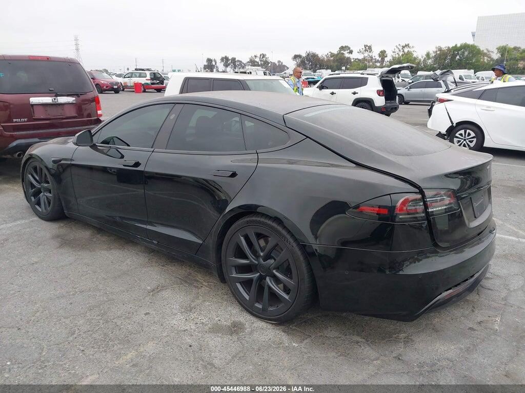 5YJSA1E51NF493115 2022 TESLA MODEL S photo no. 3