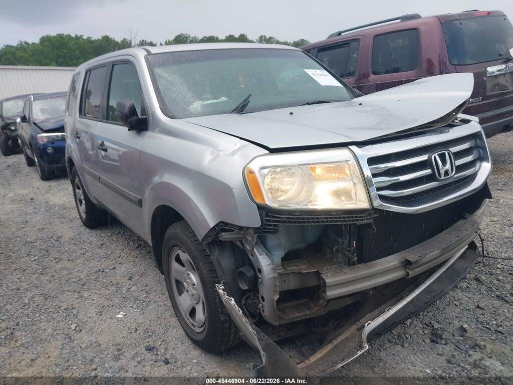 5FNYF3H20DB040742 2013 HONDA PILOT photo no. 1