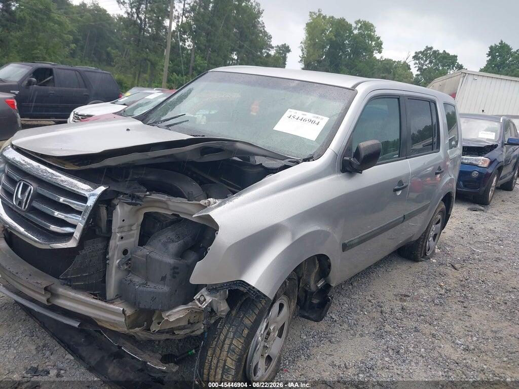 5FNYF3H20DB040742 2013 HONDA PILOT photo no. 2