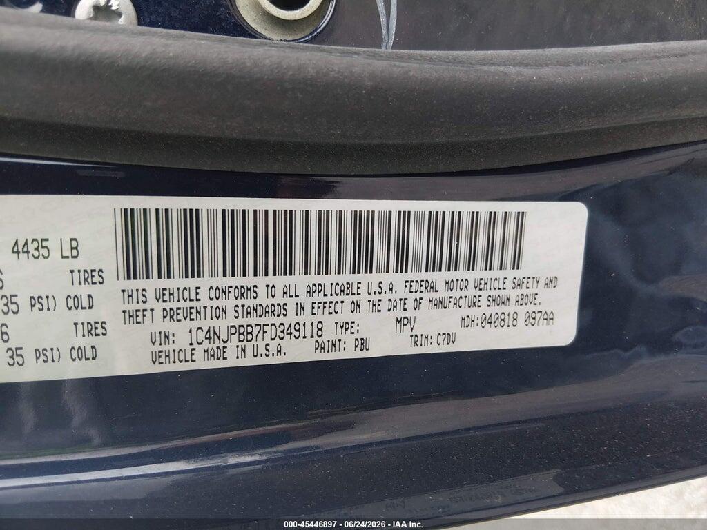 1C4NJPBB7FD349118 2015 JEEP PATRIOT photo no. 9