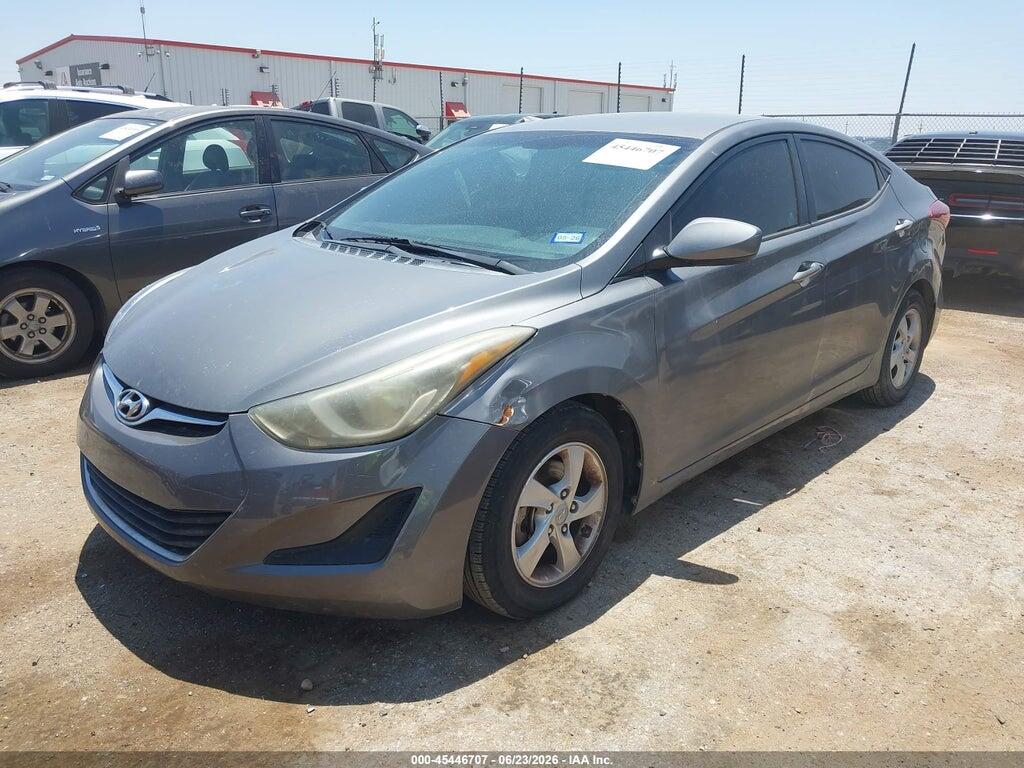5NPDH4AE0EH525680 2014 HYUNDAI ELANTRA photo no. 2