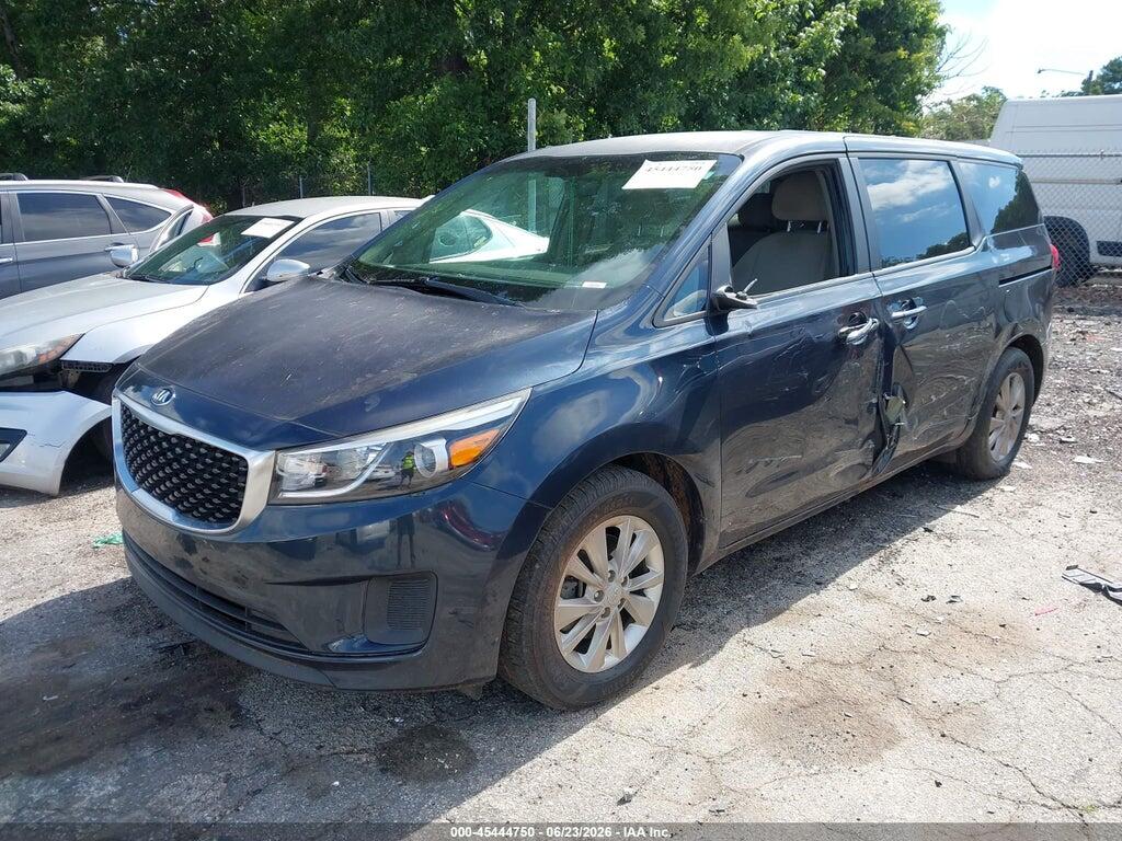 KNDMB5C13H6231884 2017 KIA SEDONA photo no. 2