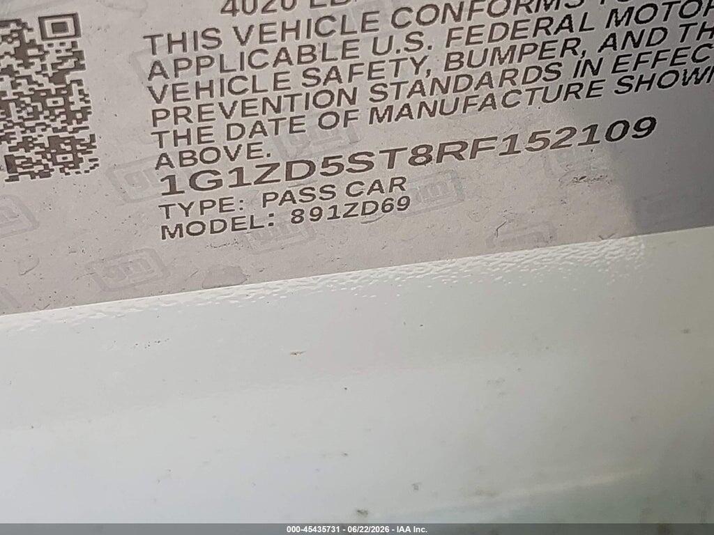 1G1ZD5ST8RF152109 2024 CHEVROLET MALIBU photo no. 9