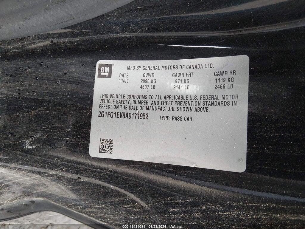 2G1FG1EV8A9171952 2010 CHEVROLET CAMARO photo no. 9