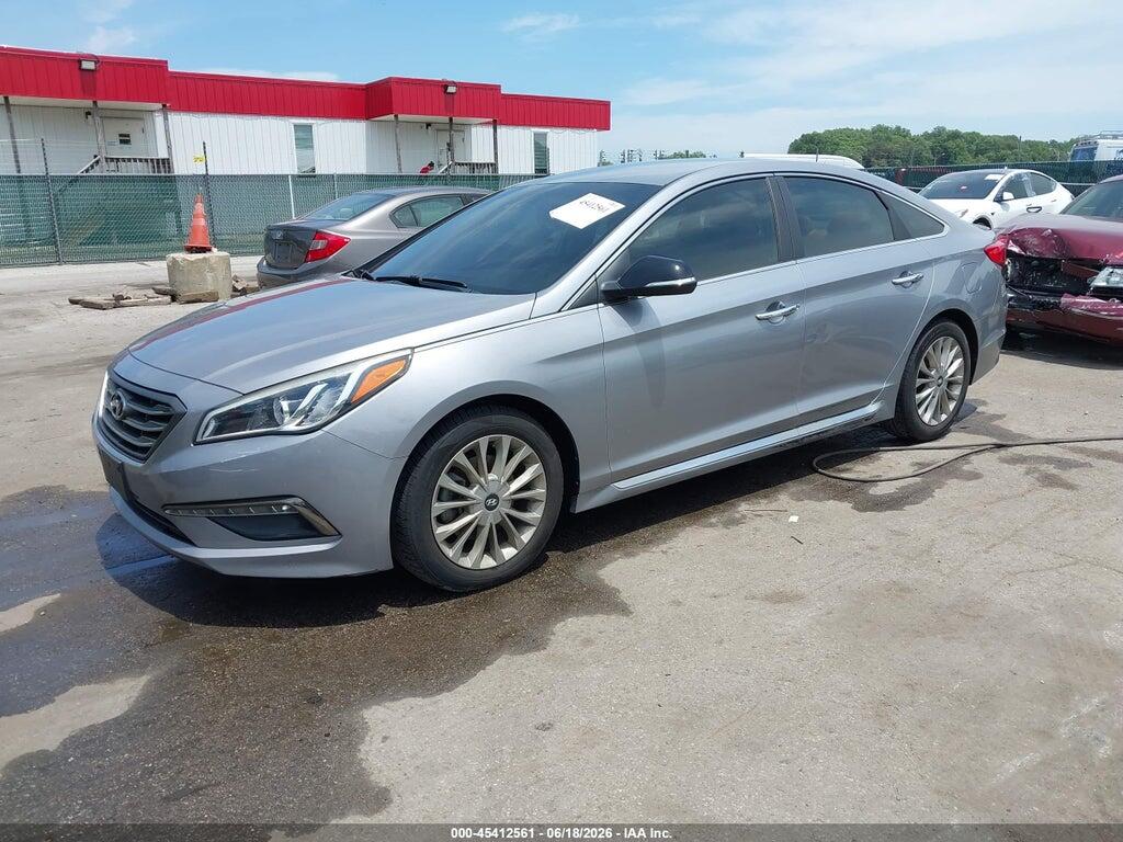 5NPE34AF2FH037599 2015 HYUNDAI SONATA photo no. 2