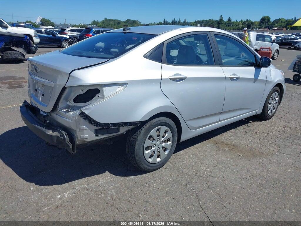 KMHCT4AE5GU103130 2016 HYUNDAI ACCENT photo no. 4