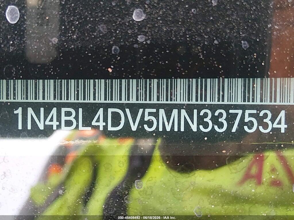 1N4BL4DV5MN337534 2021 NISSAN ALTIMA photo no. 9
