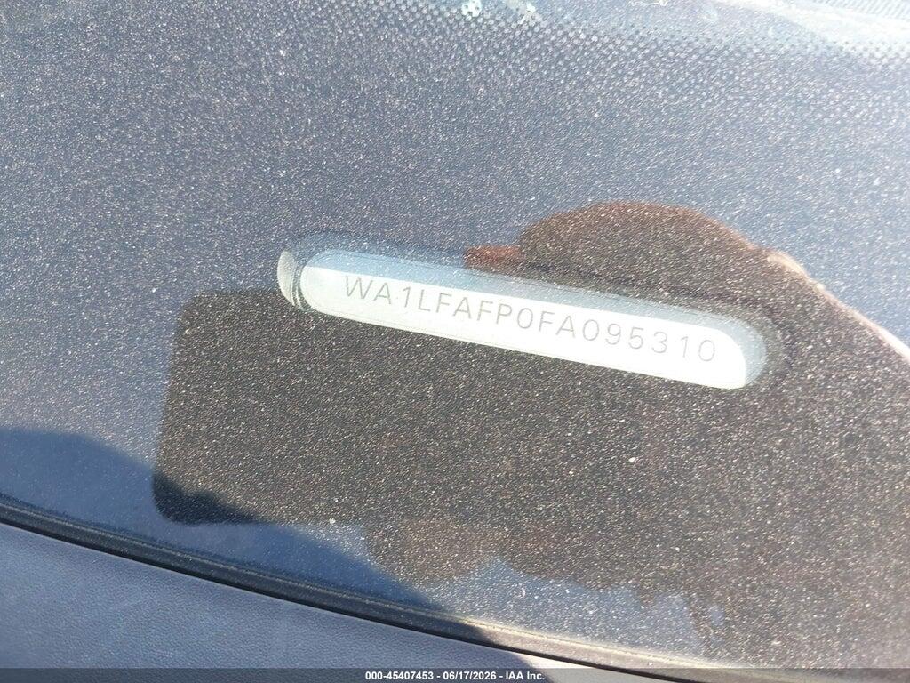 WA1LFAFP0FA095310 2015 AUDI Q5 photo no. 9