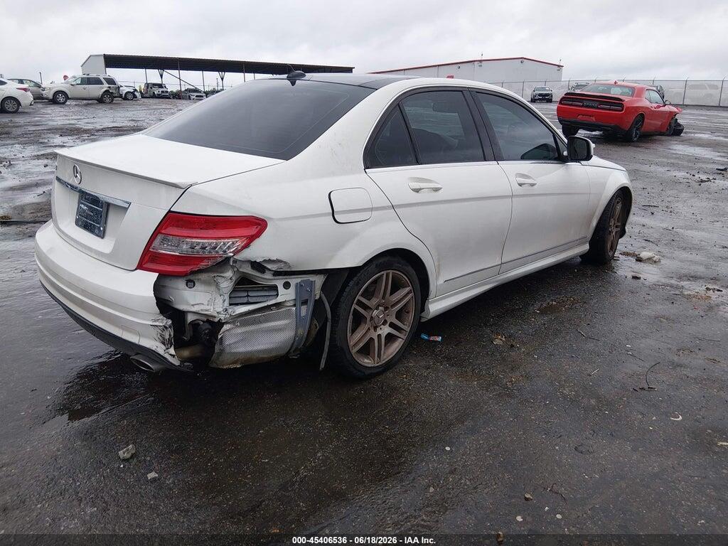 WDDGF56X18R026537 2008 MERCEDES-BENZ C 350 photo no. 4