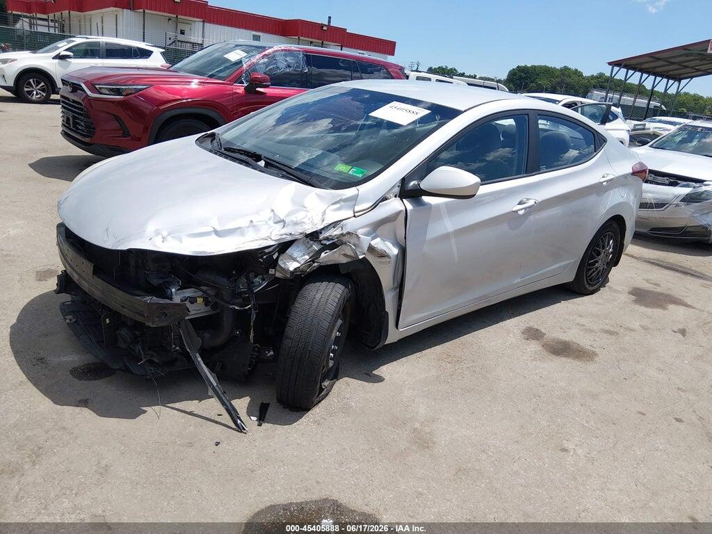 5NPDH4AE5GH771496 2016 HYUNDAI ELANTRA photo no. 2