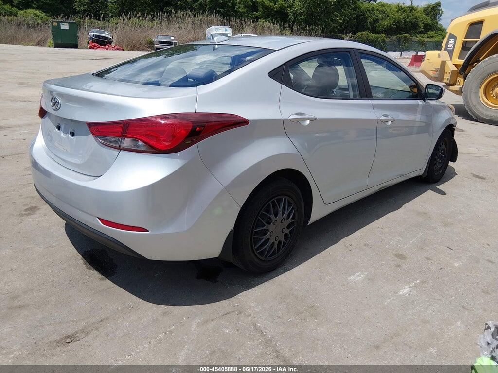 5NPDH4AE5GH771496 2016 HYUNDAI ELANTRA photo no. 4