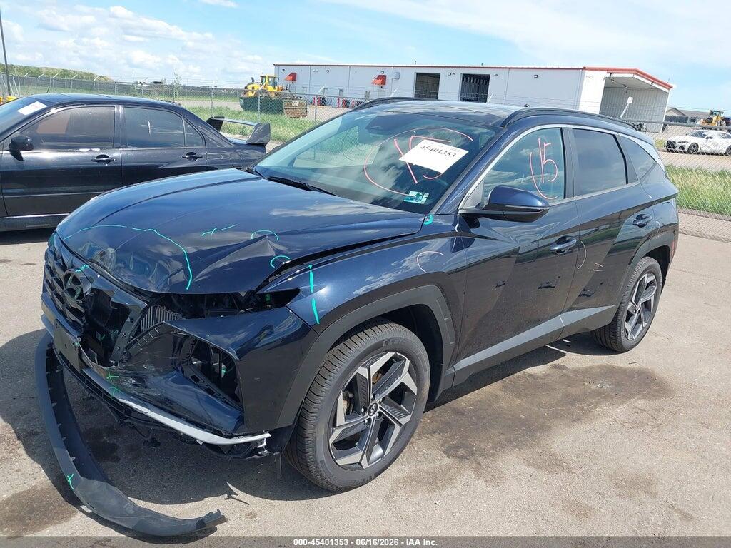 KM8JFCA13NU044453 2022 HYUNDAI TUCSON HYBRID photo no. 2