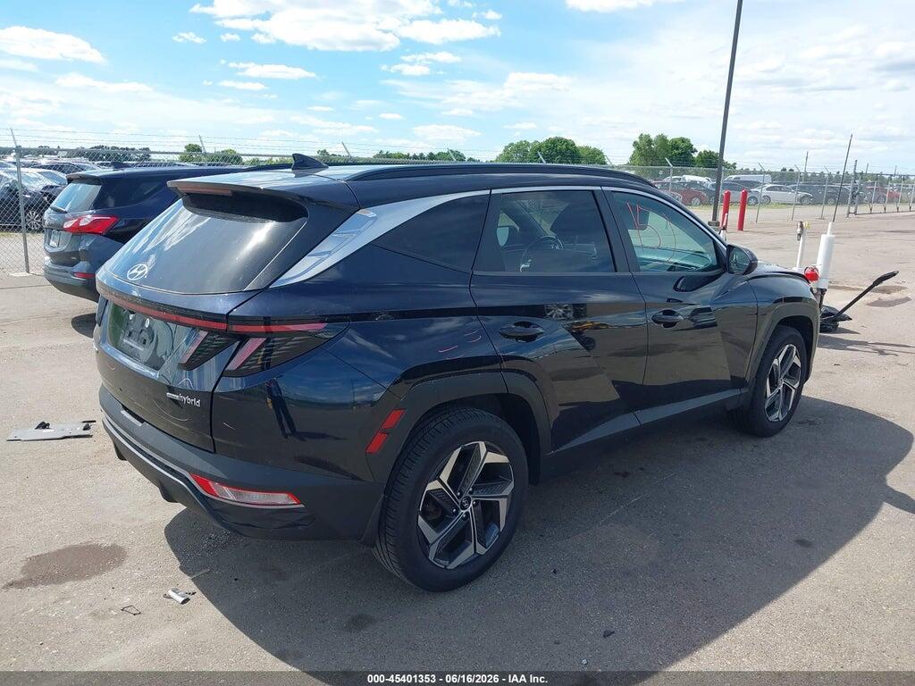 KM8JFCA13NU044453 2022 HYUNDAI TUCSON HYBRID photo no. 4