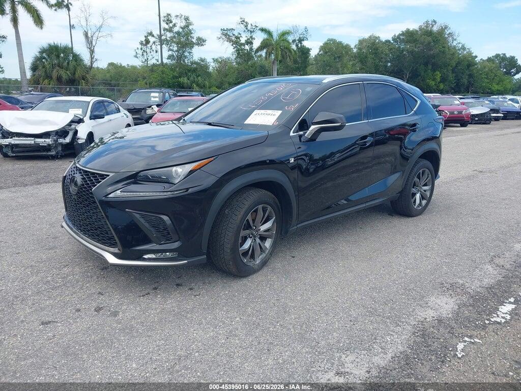 JTJSARBZ3M2188543 2021 LEXUS NX 300 photo no. 2