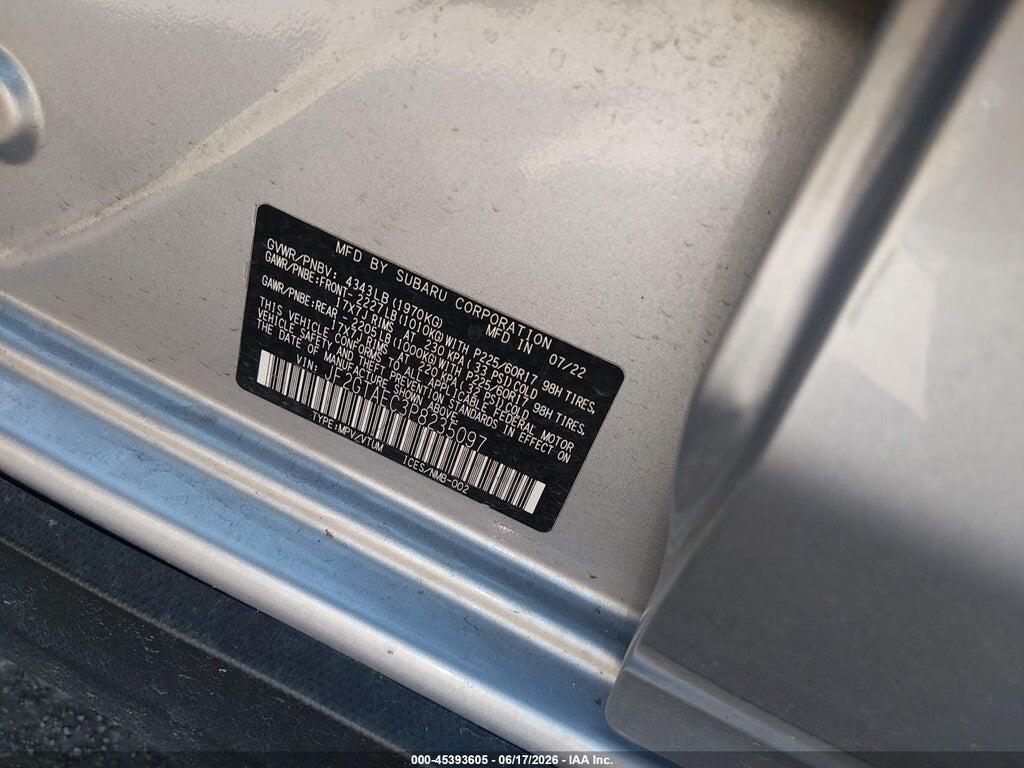 JF2GTAEC3P8235097 2023 SUBARU CROSSTREK photo no. 9