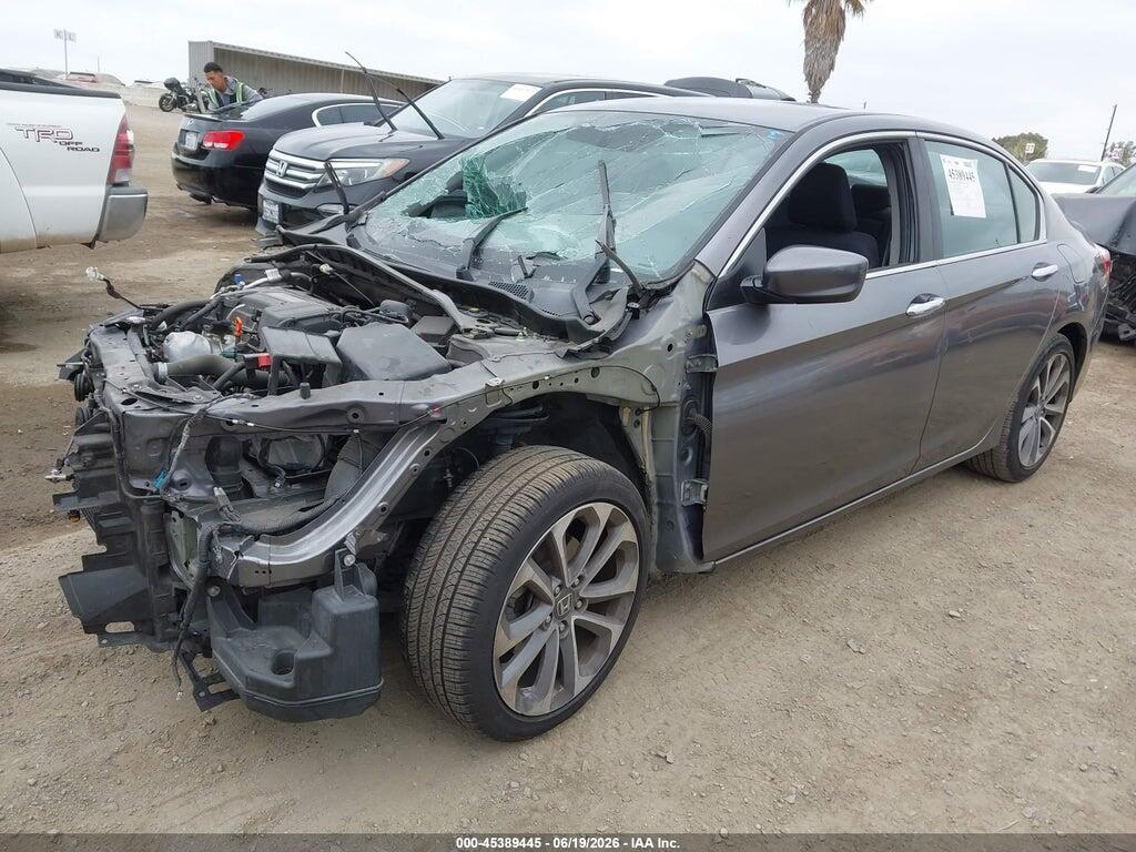 1HGCR2F51EA276594 2014 HONDA ACCORD photo no. 2