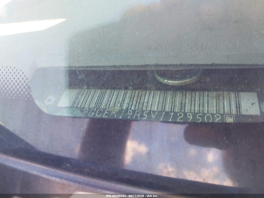 2GCEK19R5V1129502 1997 CHEVROLET K1500 photo no. 9