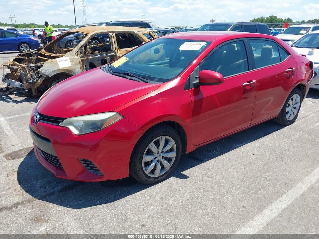5YFBURHE8FP347401 2015 TOYOTA COROLLA photo no. 2