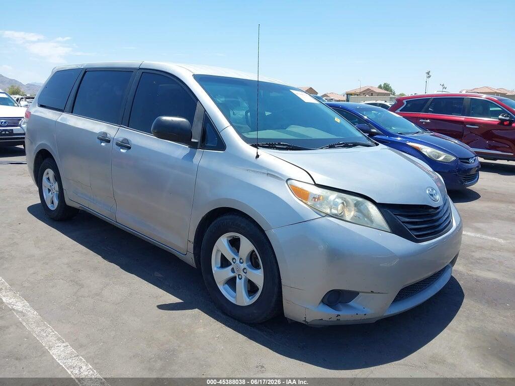 5TDZK3DC1CS181540 2012 TOYOTA SIENNA photo no. 1