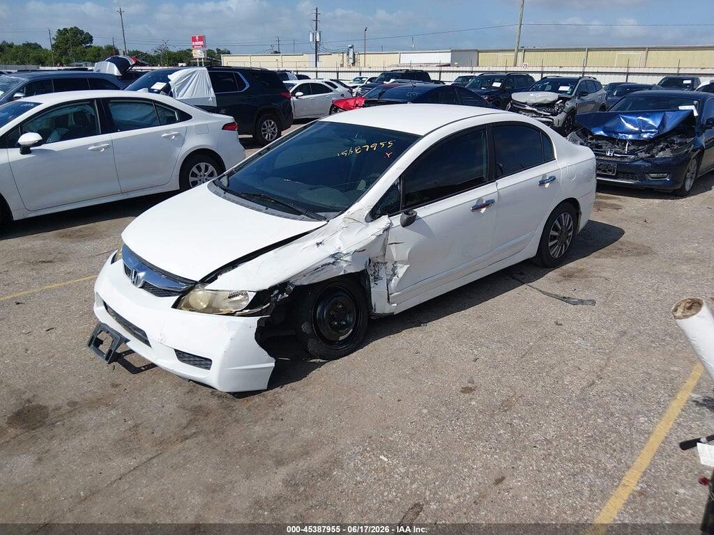 19XFA16399E031489 2009 HONDA CIVIC photo no. 2