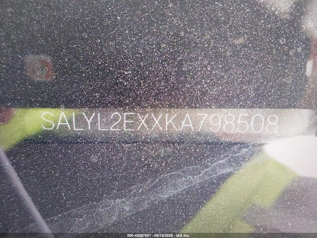 SALYL2EXXKA798508 2019 LAND ROVER RANGE ROVER VELAR photo no. 9