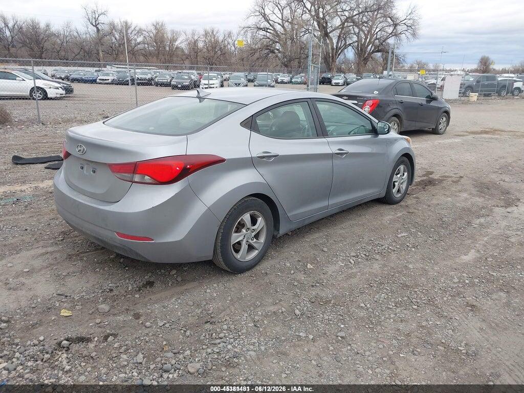 5NPDH4AE4FH577993 2015 HYUNDAI ELANTRA photo no. 4