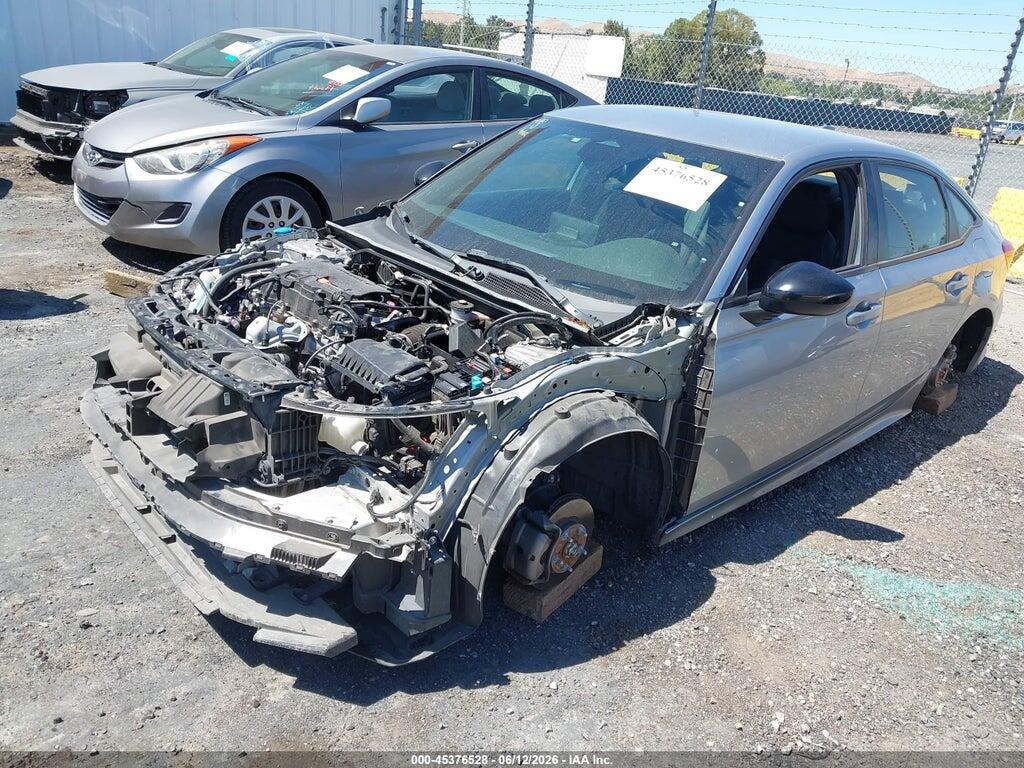2HGFE2F57NH593516 2022 HONDA CIVIC photo no. 2