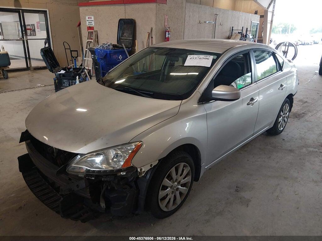 3N1AB7AP3FY333054 2015 NISSAN SENTRA photo no. 2