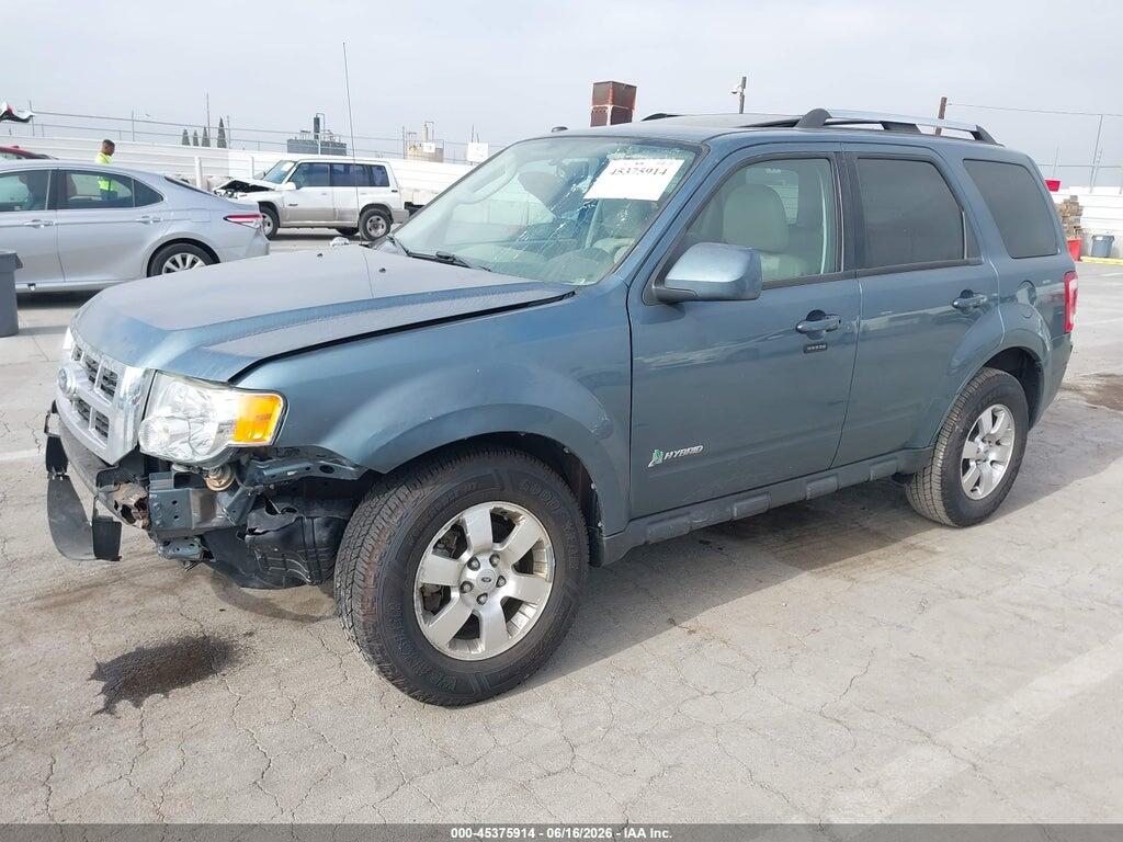 1FMCU4K38BKB90634 2011 FORD ESCAPE HYBRID photo no. 2
