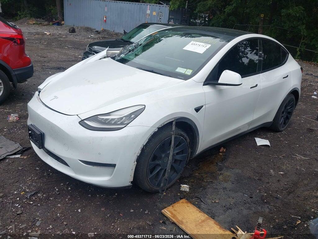 7SAYGDEE4NA018326 2022 TESLA MODEL Y photo no. 2