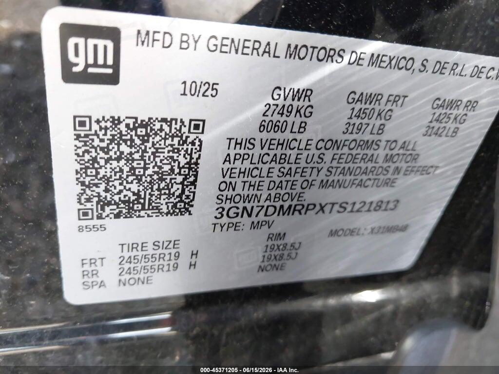 3GN7DMRPXTS121813 2026 CHEVROLET EQUINOX EV photo no. 9