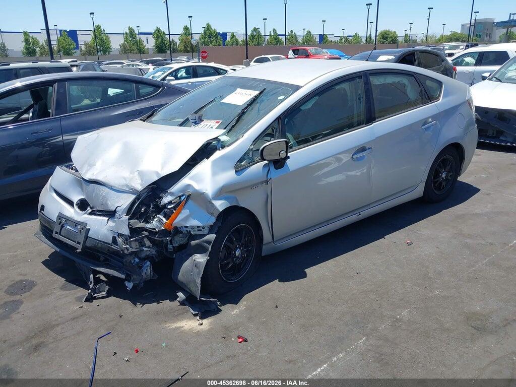 JTDKN3DU3F0462957 2015 TOYOTA PRIUS photo no. 2