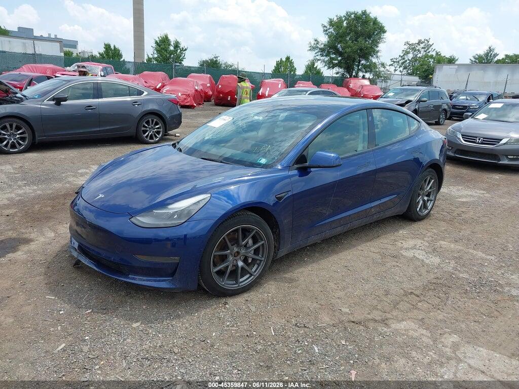 5YJ3E1EB6NF103432 2022 TESLA MODEL 3 photo no. 2