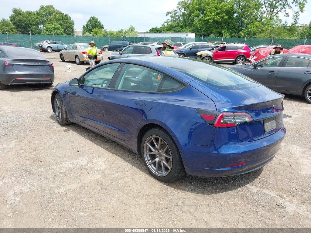 5YJ3E1EB6NF103432 2022 TESLA MODEL 3 photo no. 3