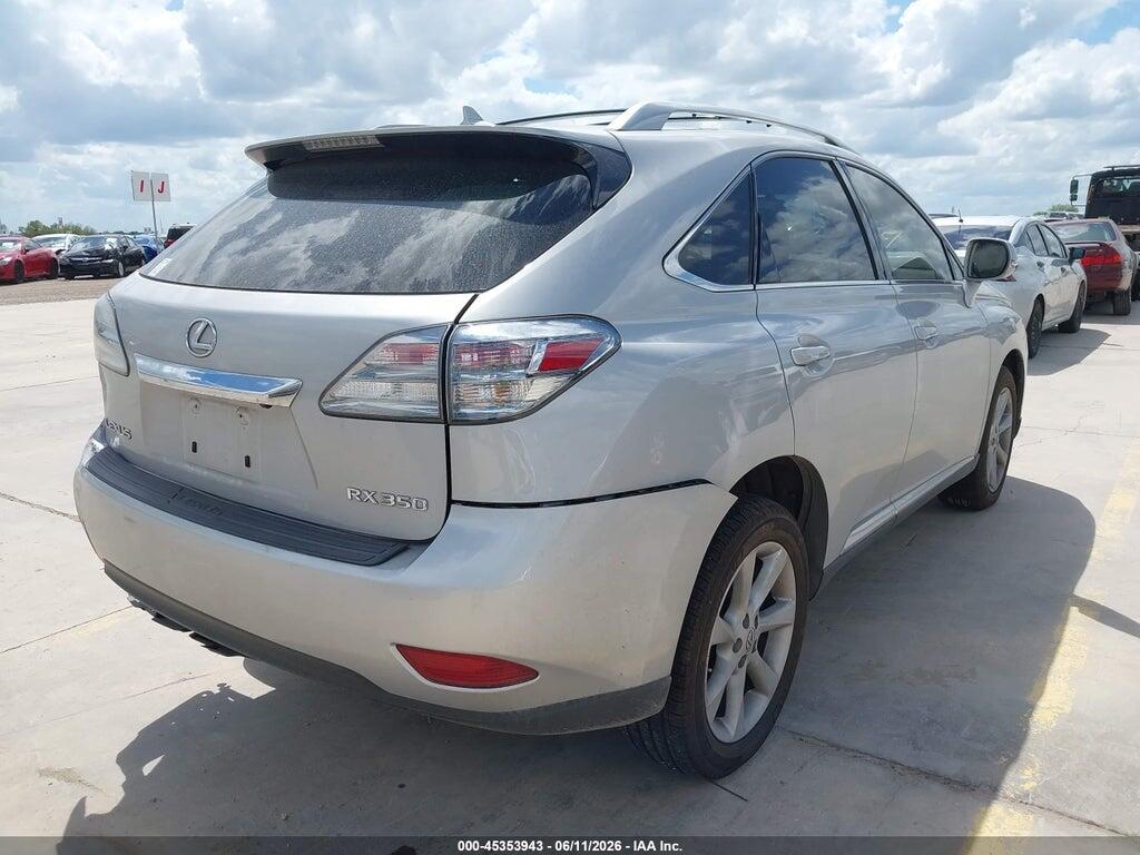 2T2ZK1BA2AC004518 2010 LEXUS RX 350 photo no. 4