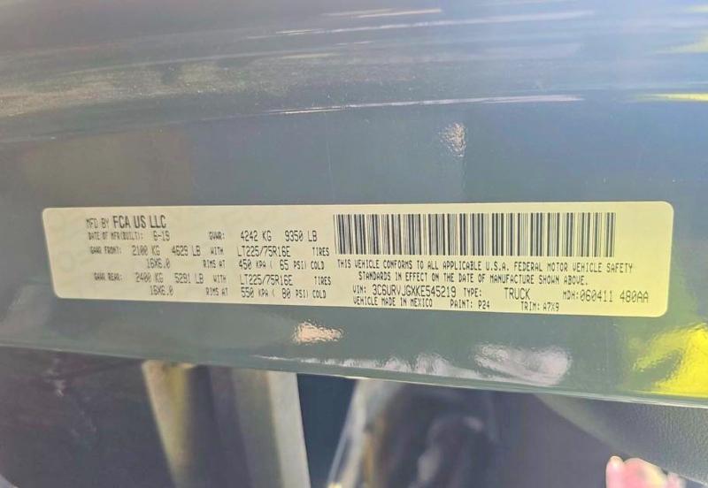 2019 RAM PROMASTER 3500 3500 HIGH — Фото 10 из 13