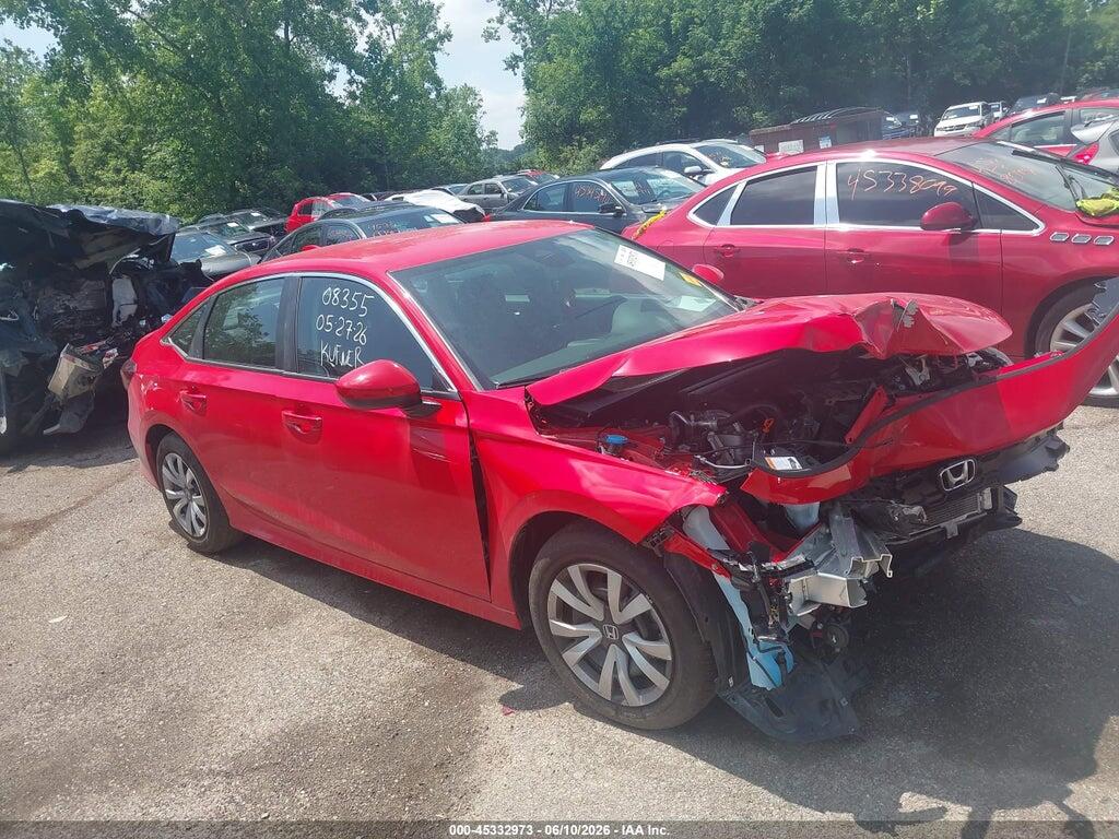 2HGFE2F25TH595154 2026 HONDA CIVIC photo no. 1