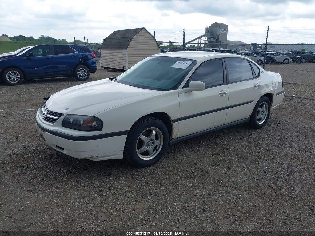 2G1WF55E519360939 2001 CHEVROLET IMPALA photo no. 2