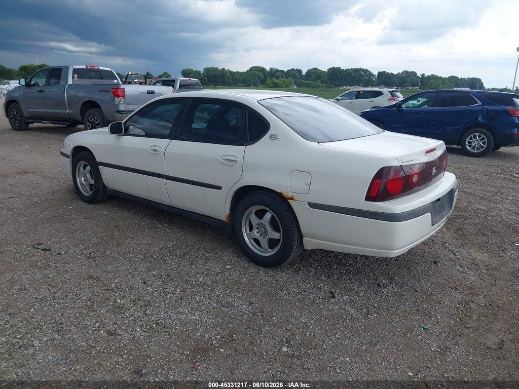 2G1WF55E519360939 2001 CHEVROLET IMPALA photo no. 3