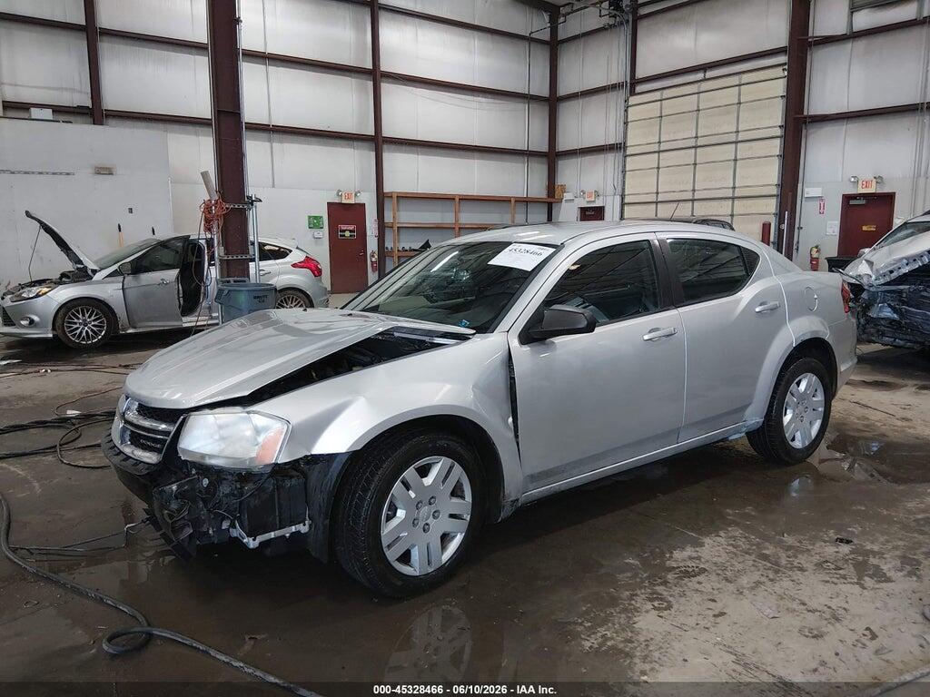 1C3CDZAB2CN174444 2012 DODGE AVENGER photo no. 2