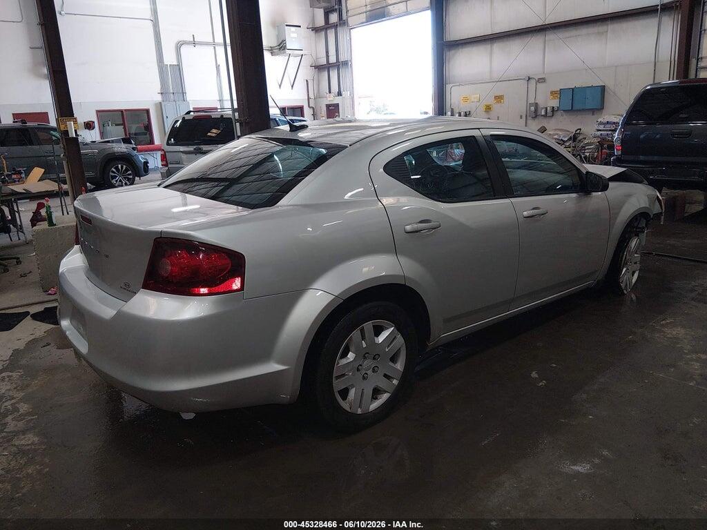 1C3CDZAB2CN174444 2012 DODGE AVENGER photo no. 4