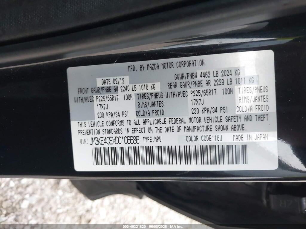 JM3KE4CEXD0106686 2013 MAZDA CX-5 photo no. 9