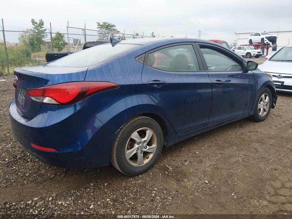 5NPDH4AE0FH606101 2015 HYUNDAI ELANTRA photo no. 4