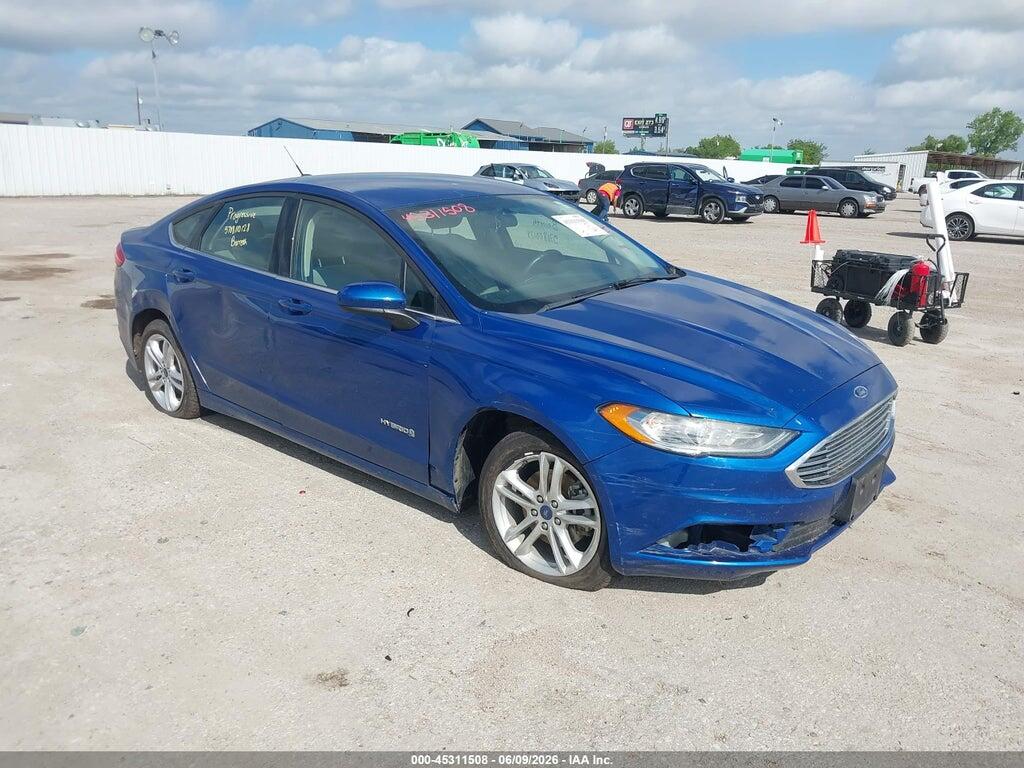 3FA6P0UU6JR100680 2018 FORD FUSION HYBRID photo no. 1