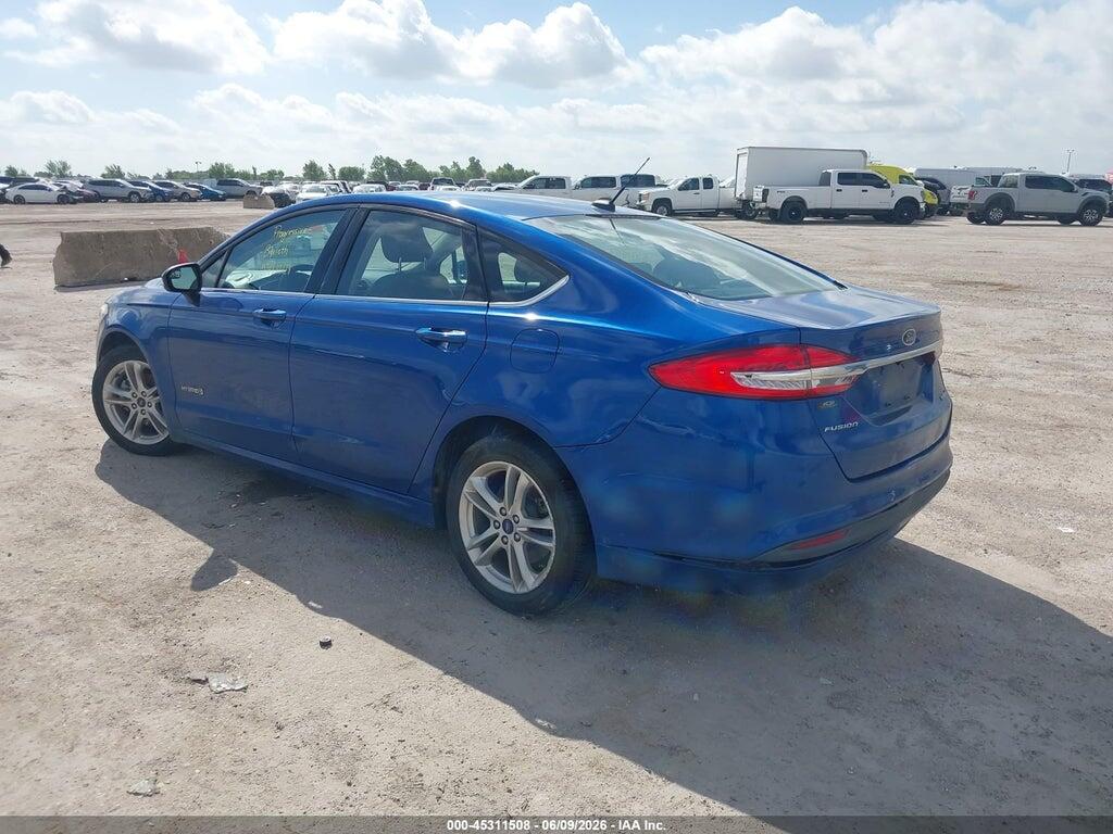 3FA6P0UU6JR100680 2018 FORD FUSION HYBRID photo no. 3