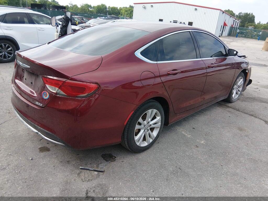 1C3CCCAB0FN698082 2015 CHRYSLER 200 photo no. 4