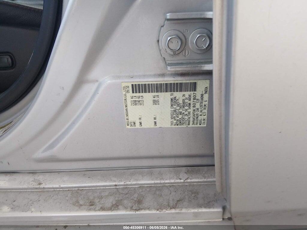 1N4AA5AP1BC807807 2011 NISSAN MAXIMA photo no. 9